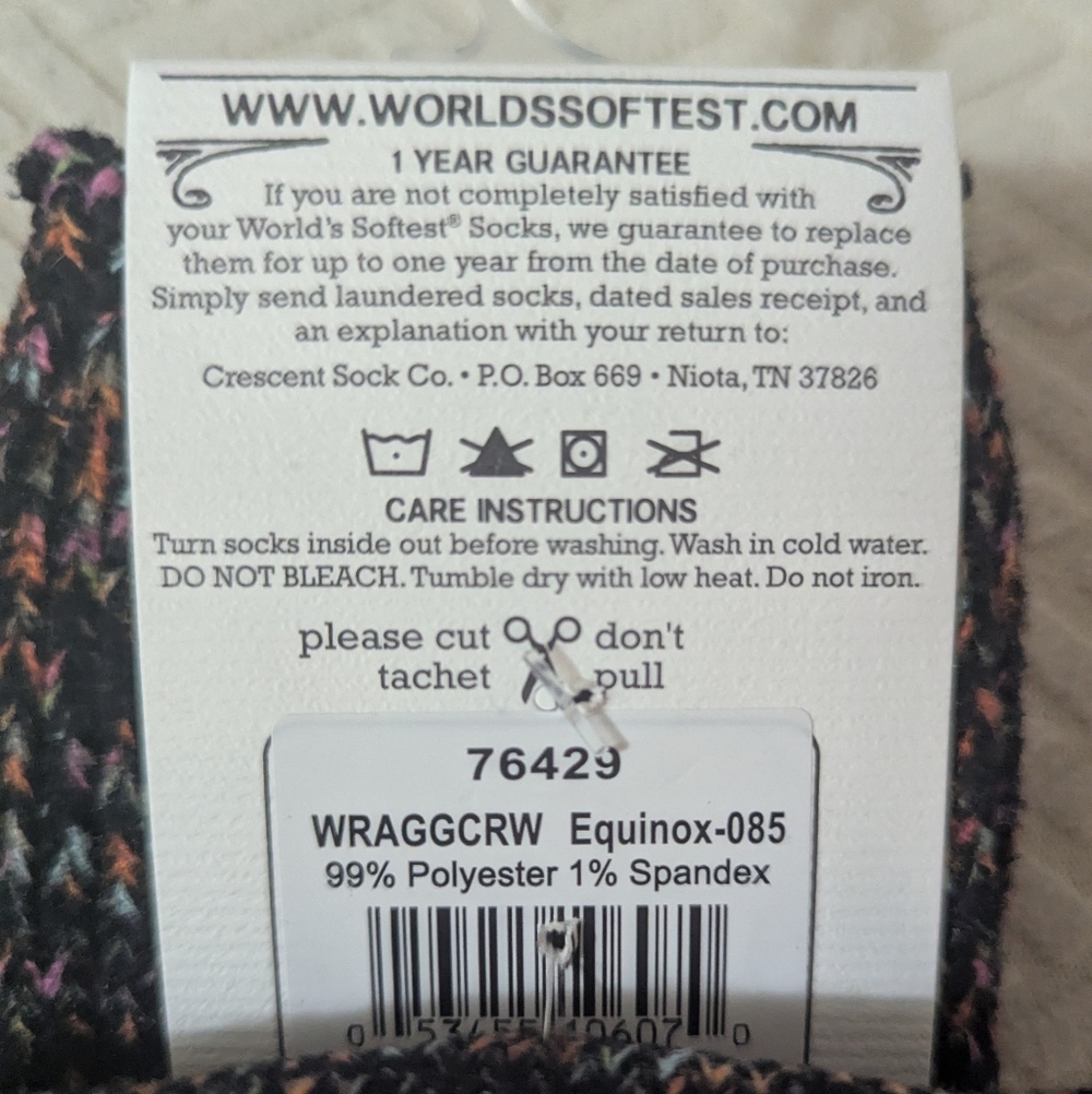 NWT World's Softest Socks **Sold Individually** - Women's Size 6-11 - Picture 4 of 8